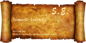 Somodi Enikő névjegykártya